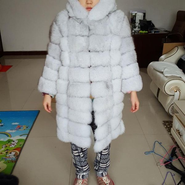 women's fur & faux brand natural coat 90 cm suitable for female removable hood, Black
women's fur & faux brand natural coat 90 cm suitable for female removable hood, Black