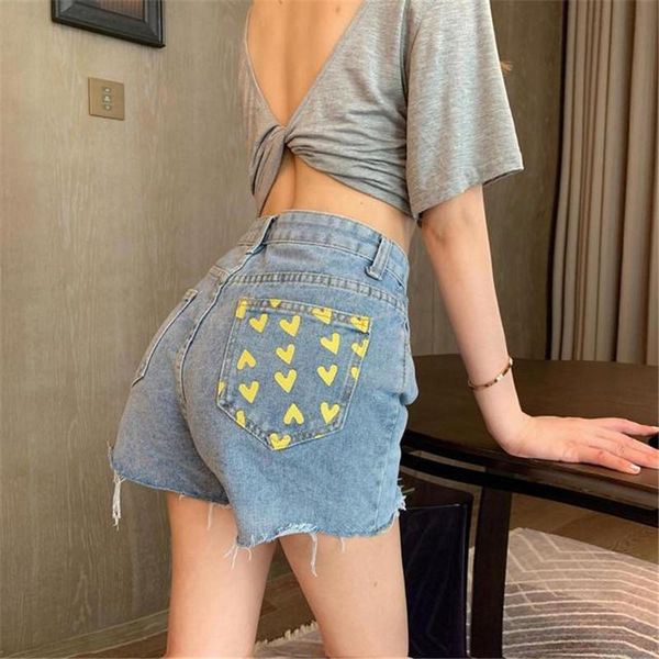 women's shorts yvlvol heart print female fashion summer cool women denim booty high waists fur-lined leg-openings short jeans, White;black
women's shorts yvlvol heart print female fashion summer cool women denim booty high waists fur-lined leg-openings short jeans, White;black