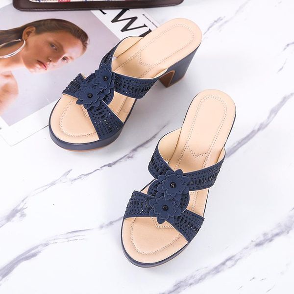 sandals summer women's mid-heel fashion platform shoes artificial open toe casual wedding high heels, Black
sandals summer women's mid-heel fashion platform shoes artificial open toe casual wedding high heels, Black