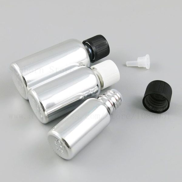 storage bottles & jars 5/10/20/30/50/100 ml silver glass refillable travel bottle liquid essential oil containers vials with black white cap
storage bottles & jars 5/10/20/30/50/100 ml silver glass refillable travel bottle liquid essential oil containers vials with black white cap
