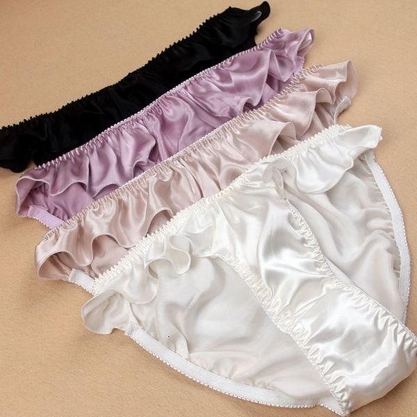 panties 3 pack 100% pure silk women's ruffled underwear lingerie briefs panties l-2xl ms016, Black;pink
panties 3 pack 100% pure silk women's ruffled underwear lingerie briefs panties l-2xl ms016, Black;pink
