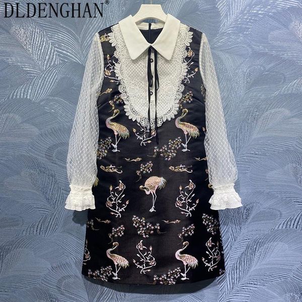casual dresses dldenghan designer vintage lace patchwork dress for women turn-down collar lantern sleeve animal print mini summer, Black;gray
casual dresses dldenghan designer vintage lace patchwork dress for women turn-down collar lantern sleeve animal print mini summer, Black;gray