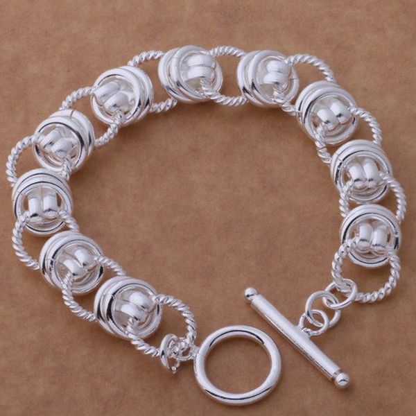link, chain fashion jewelry women bracelet silver plated wholesale priced gift ab210, Black
link, chain fashion jewelry women bracelet silver plated wholesale priced gift ab210, Black