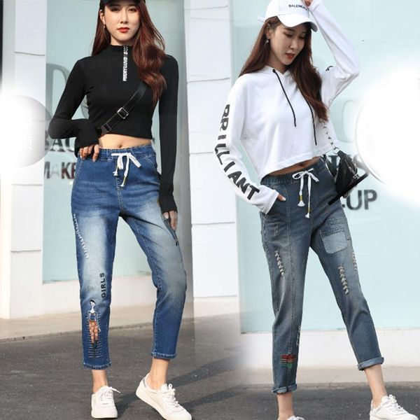 woman denim elastic high waist stretch lace up pants hole ripped jeans boyfriend embroidery plus size para as mulheres, Blue
woman denim elastic high waist stretch lace up pants hole ripped jeans boyfriend embroidery plus size para as mulheres, Blue