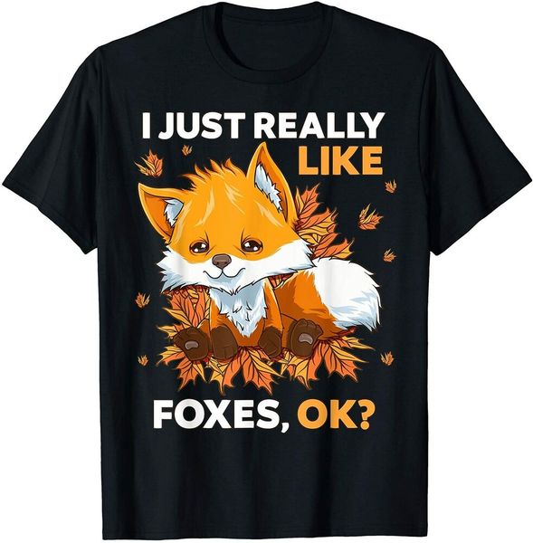 i just really like foxes ok gift for girl mothers day t-shirt size m-5xl, White;black
i just really like foxes ok gift for girl mothers day t-shirt size m-5xl, White;black
