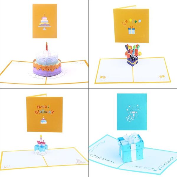 greeting cards 3d -up card for happy birthday cake gift box balloon wedding party with envelope
greeting cards 3d -up card for happy birthday cake gift box balloon wedding party with envelope