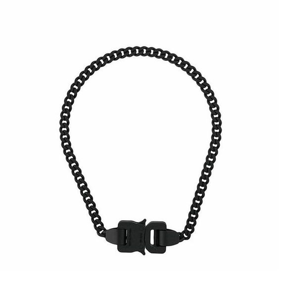2020 1017 alyx studio logo black chain necklace bracelet belts men women hip hop outdoor street accessories festival gift ship, Silver
2020 1017 alyx studio logo black chain necklace bracelet belts men women hip hop outdoor street accessories festival gift ship, Silver