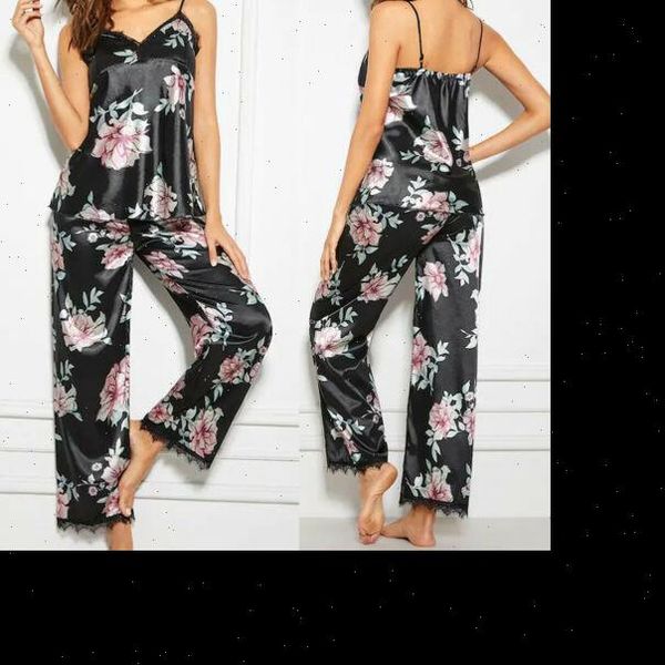 fashion summer pyjamas sets womens sleepwears v neck lace floral sleeveless nightwear, Black;red
fashion summer pyjamas sets womens sleepwears v neck lace floral sleeveless nightwear, Black;red