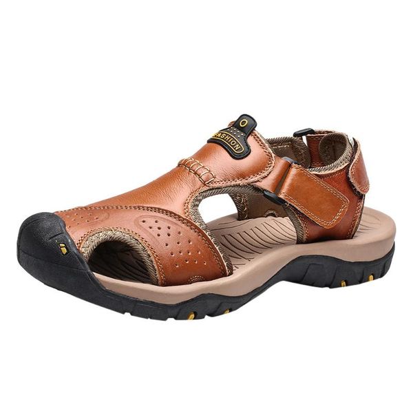sandals sagace brand men genuine leather shoes summer large size outdoor men's fashion big sandalias male slippers, Black
sandals sagace brand men genuine leather shoes summer large size outdoor men's fashion big sandalias male slippers, Black