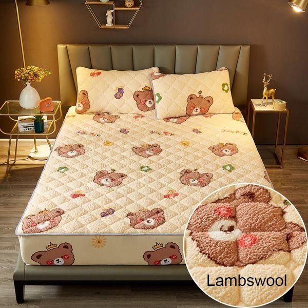 sheets & sets winter soft one-sided lambswool quilted mattress cover warm thick fitted bed sheet fluffy quilting protector
sheets & sets winter soft one-sided lambswool quilted mattress cover warm thick fitted bed sheet fluffy quilting protector