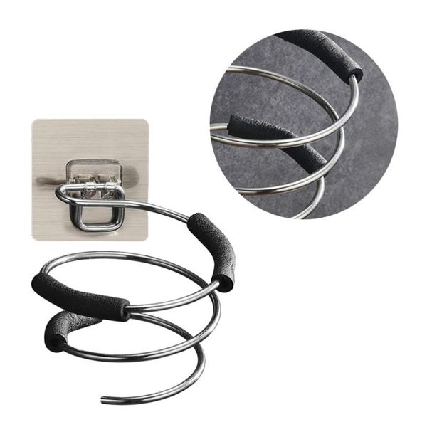 hooks & rails stainless steel bathroom wall mounted drilling hair dryer holder storage rack home organizer with anti-slip ring
hooks & rails stainless steel bathroom wall mounted drilling hair dryer holder storage rack home organizer with anti-slip ring