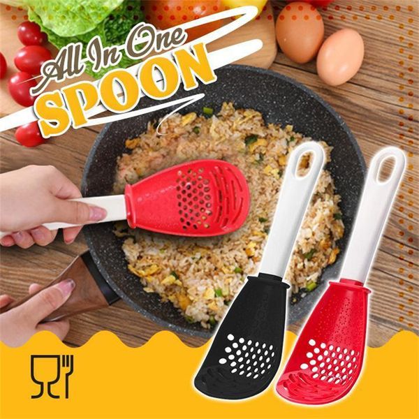 new multifunctional kitchen cooking spoon heat-resistant hanging hole innovative potato garlic press colander
new multifunctional kitchen cooking spoon heat-resistant hanging hole innovative potato garlic press colander