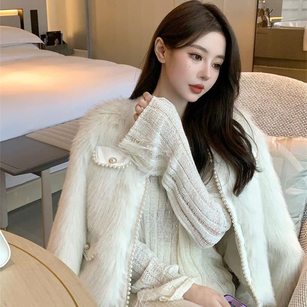 women's fur & faux 2021 women winter warm coat thick overcoat female q130, Black
women's fur & faux 2021 women winter warm coat thick overcoat female q130, Black