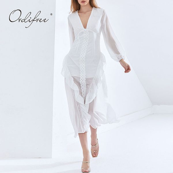 summer women white long sleeve see trough ruffles lace crochet beach holiday maxi dress large xxxl 210415, Black;gray
summer women white long sleeve see trough ruffles lace crochet beach holiday maxi dress large xxxl 210415, Black;gray