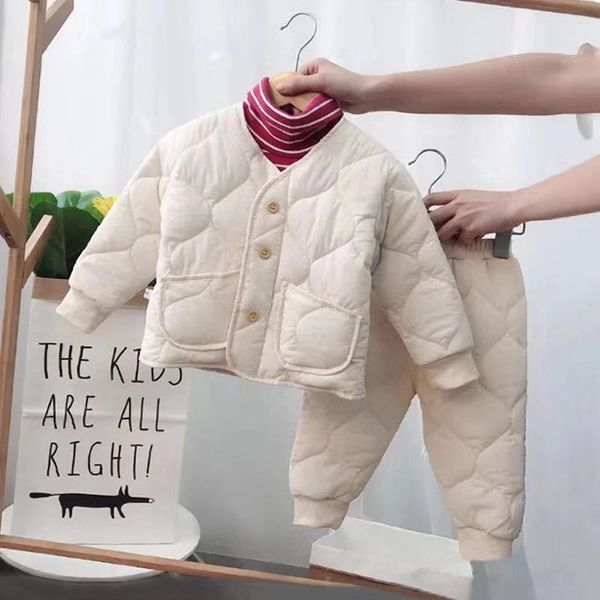Toddler Childrens Clothing Winter Set Boy Girl Autumn Winter Clothes Casual baby girls boys clothes Padded Clothes Home 2pcs, Beige
Toddler Childrens Clothing Winter Set Boy Girl Autumn Winter Clothes Casual baby girls boys clothes Padded Clothes Home 2pcs, Beige