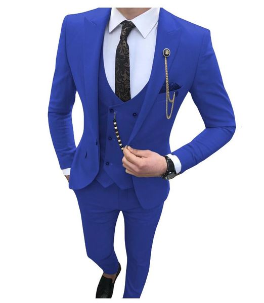 men's suits & blazers men suit slim fit 3 piece royal blue peaked lapel business for wedding casual prom tuxedos groom(blazer+vest+pant, White;black
men's suits & blazers men suit slim fit 3 piece royal blue peaked lapel business for wedding casual prom tuxedos groom(blazer+vest+pant, White;black