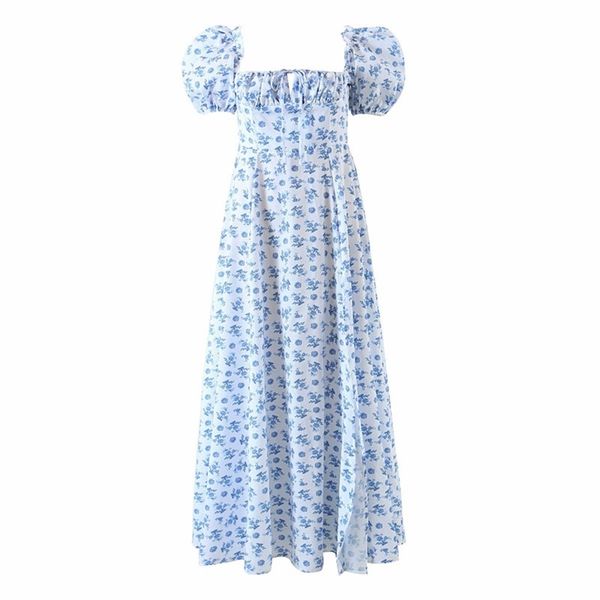 sweet women square collar high waist dress summer fashion ladies fresh cute female vintage split fork long 210515, Black;gray
sweet women square collar high waist dress summer fashion ladies fresh cute female vintage split fork long 210515, Black;gray