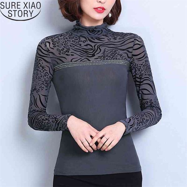 fashion autumn long sleeve blouse casual mesh slim 5xl red blouse korean clothing blusas mujer de moda 5933 50 210527, White
fashion autumn long sleeve blouse casual mesh slim 5xl red blouse korean clothing blusas mujer de moda 5933 50 210527, White