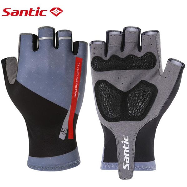 cycling gloves santic half finger anti-slip sweatproof gel bicycle riding shockproof mtb road mountain bike sports, Black
cycling gloves santic half finger anti-slip sweatproof gel bicycle riding shockproof mtb road mountain bike sports, Black