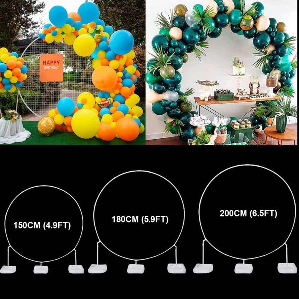 party decoration 2m wedding balloon arch ballon holder circle stand for kids birthday baby shower accessories
party decoration 2m wedding balloon arch ballon holder circle stand for kids birthday baby shower accessories