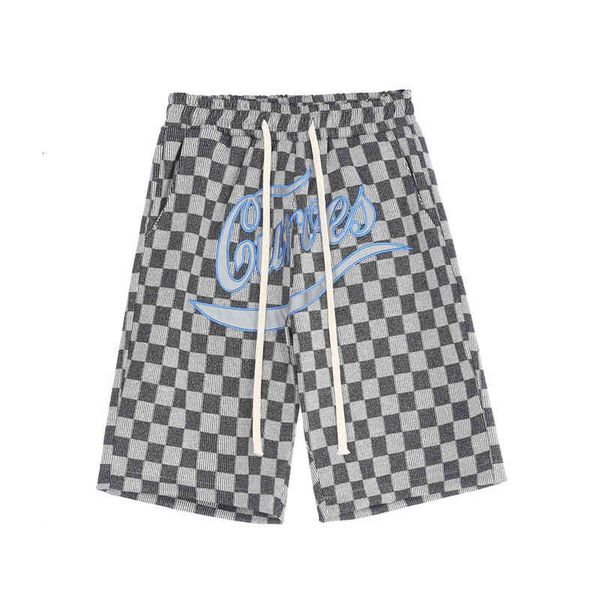 shorts men embroidered letter color blocking checkerboard casual 's ins street trend loose straight pants summer, White;black
shorts men embroidered letter color blocking checkerboard casual 's ins street trend loose straight pants summer, White;black