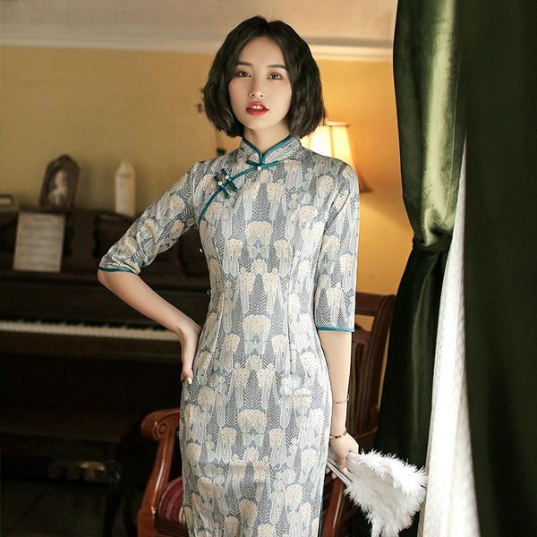 spring novelty suede cheongsam female mandarin collar chinese formal party dress s-3xl slim elegant print qipao ethnic clothing, Red
spring novelty suede cheongsam female mandarin collar chinese formal party dress s-3xl slim elegant print qipao ethnic clothing, Red