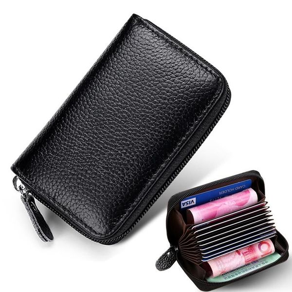 card holders fashion genuine leather wallet men and women id holder small business bag, Brown;gray
card holders fashion genuine leather wallet men and women id holder small business bag, Brown;gray