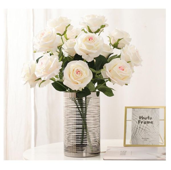 decorative flowers & wreaths 1pc 10 heads artificial rose bouquet for home wedding party decoration fake flower fall decorations
decorative flowers & wreaths 1pc 10 heads artificial rose bouquet for home wedding party decoration fake flower fall decorations
