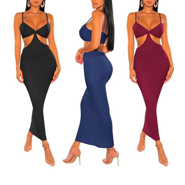casual dresses women solid color midi dress black hollow out sleeveless deep v-neck high waist sling 2021 fashion, Black;gray
casual dresses women solid color midi dress black hollow out sleeveless deep v-neck high waist sling 2021 fashion, Black;gray