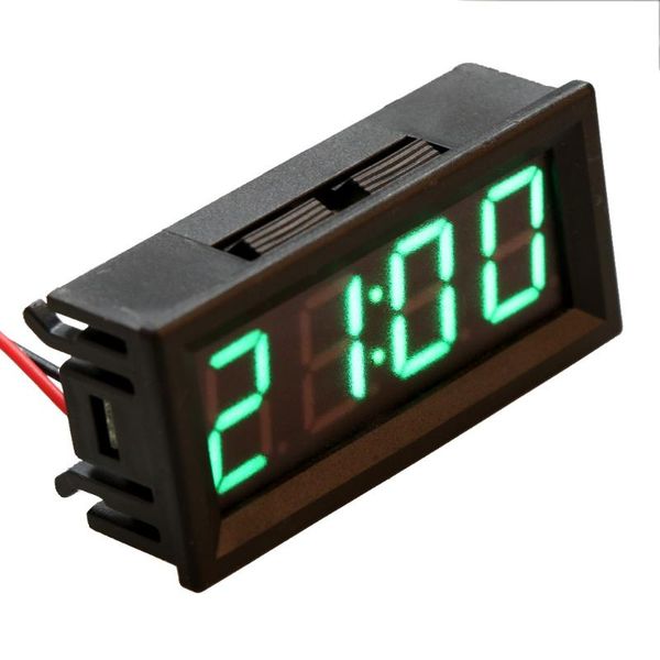 timers 4 colors 60mmx28mm highlight 0.56" digital electronic clock temperature voltage meter led 12v 24v 36v 48v car timer #20/19w
timers 4 colors 60mmx28mm highlight 0.56" digital electronic clock temperature voltage meter led 12v 24v 36v 48v car timer #20/19w