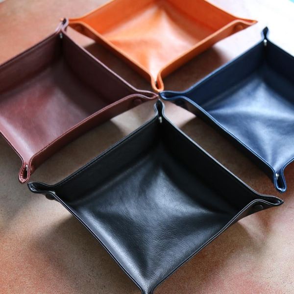 kitchen storage & organization creative leather box for sundries/cosmetics entrance keys/coins tray multi-use europe style table organizer
kitchen storage & organization creative leather box for sundries/cosmetics entrance keys/coins tray multi-use europe style table organizer