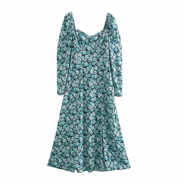 women floral printed dress long sleeves wide-neckline midi fashion chic vestidos femme robe 210420, Black;gray
women floral printed dress long sleeves wide-neckline midi fashion chic vestidos femme robe 210420, Black;gray