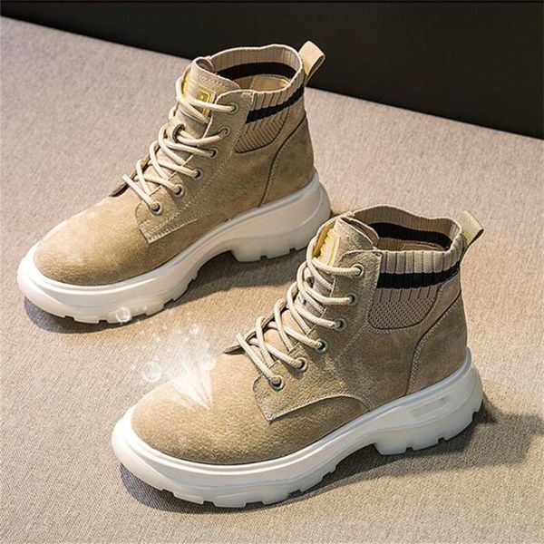 boots autumn/winter fashion women's british wind elastic shoes mouth thick round head wild women casual, Black
boots autumn/winter fashion women's british wind elastic shoes mouth thick round head wild women casual, Black