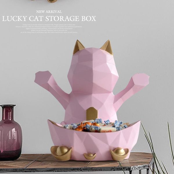 decorative objects & figurines statue en resin for wedding decoration wall storage box candy nut geometric lucky cat figurine home decor
decorative objects & figurines statue en resin for wedding decoration wall storage box candy nut geometric lucky cat figurine home decor