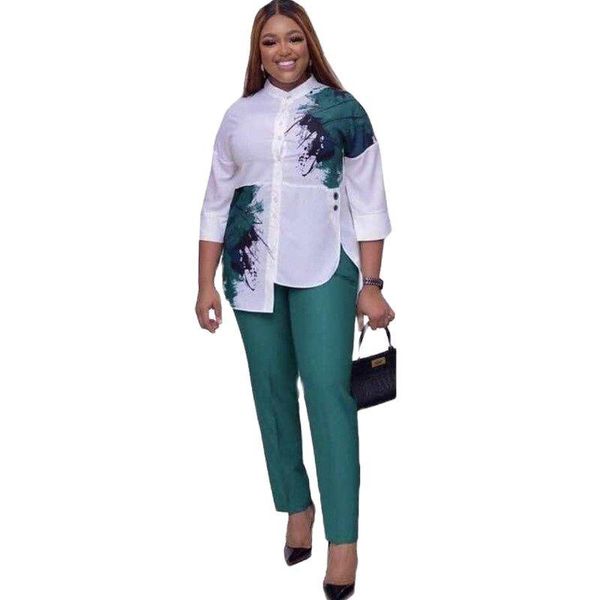 women's two piece pants 2 set women slim solid and 3/4 sleeve stand collar split 2021 fashion print irregular office lady suit outfits, White
women's two piece pants 2 set women slim solid and 3/4 sleeve stand collar split 2021 fashion print irregular office lady suit outfits, White
