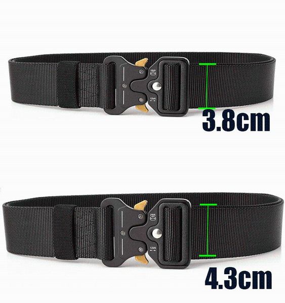 belts tactical belt military army metal buckle heavy duty outdoor training hunting nylon 125/135cm wide 3.8/4.3cm, Black;brown
belts tactical belt military army metal buckle heavy duty outdoor training hunting nylon 125/135cm wide 3.8/4.3cm, Black;brown