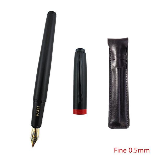 luxury paili 8001 black metal fountain pen titanium 0.38/0.5/nib matte barrel fashion business pens
luxury paili 8001 black metal fountain pen titanium 0.38/0.5/nib matte barrel fashion business pens