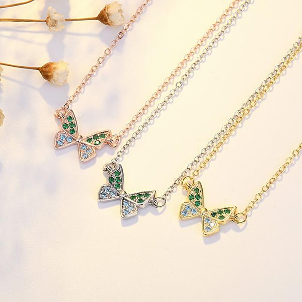 japanese and korean temperament -inlaid butterfly necklace women's short clavicle chain simple student joker jewelry pendant neckla nec, Silver
japanese and korean temperament -inlaid butterfly necklace women's short clavicle chain simple student joker jewelry pendant neckla nec, Silver