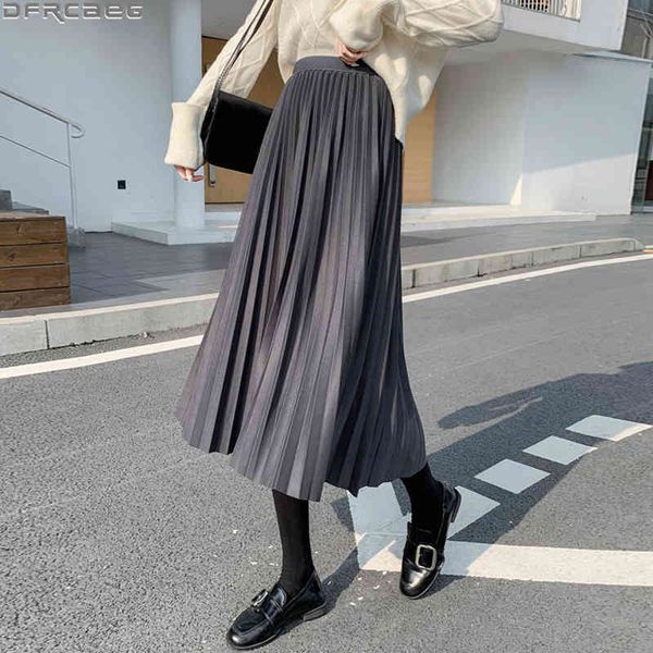 casual dresses winter gray red black pleated skirt women streetwear stretch high waist jupe plissee femme vintage loose long skirt, Black;gray
casual dresses winter gray red black pleated skirt women streetwear stretch high waist jupe plissee femme vintage loose long skirt, Black;gray