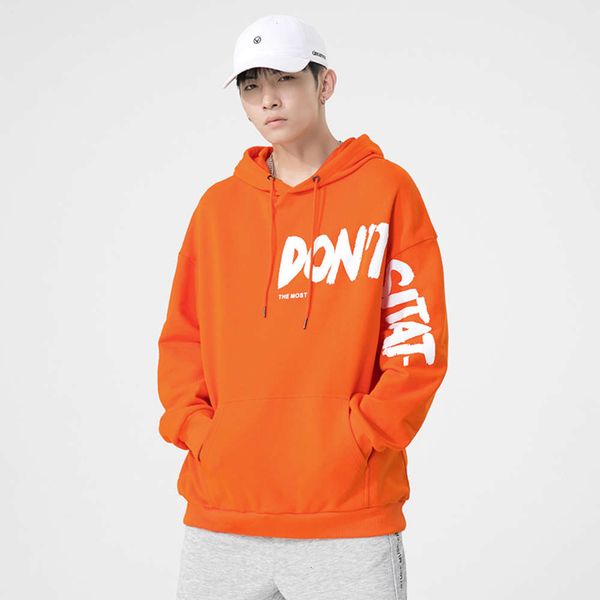 hooded sweater spring and autumn shirt handsome letter printing trendy jacket, Black
hooded sweater spring and autumn shirt handsome letter printing trendy jacket, Black
