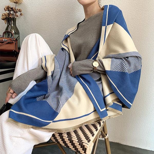 scarves women winter scarf warm cashmere pashmina design geometric pattern thick female blanket autumn lady shawls and wraps, Blue;gray
scarves women winter scarf warm cashmere pashmina design geometric pattern thick female blanket autumn lady shawls and wraps, Blue;gray