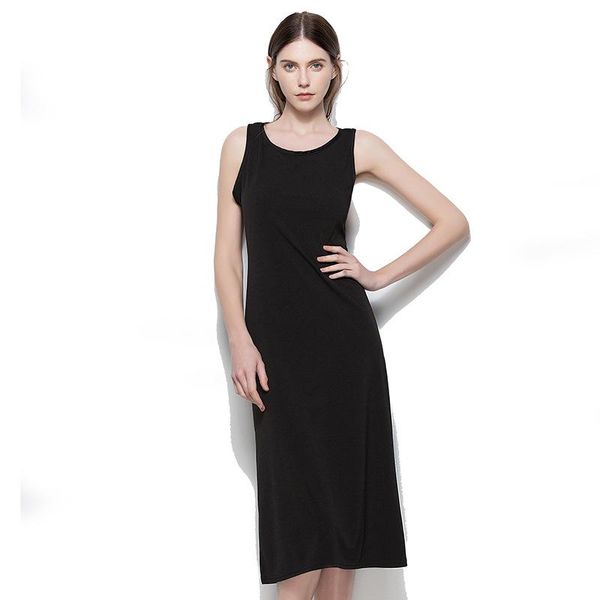 plus size straight slip dress black sleeveless tank ladies frocks casual o-neck backless summer knee-length vestidos dresses, Black;gray
plus size straight slip dress black sleeveless tank ladies frocks casual o-neck backless summer knee-length vestidos dresses, Black;gray