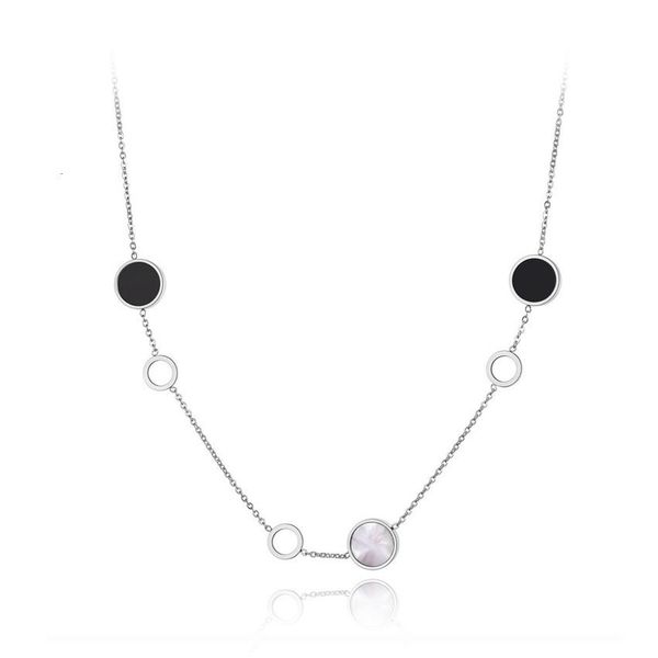 trendy titanium lokaer steel 6pcs geometric disc charm pendant necklaces acrylic & shell bohemia chain necklace for women n20087 v6qf, Silver
trendy titanium lokaer steel 6pcs geometric disc charm pendant necklaces acrylic & shell bohemia chain necklace for women n20087 v6qf, Silver