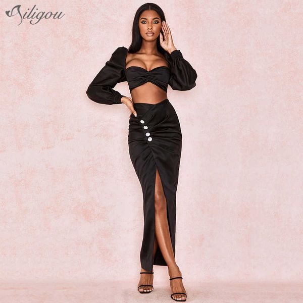 summer lady dress long sleeve diamond 2 two-piece bodycon elegant club celebrity party vestidos 210527, Black;gray
summer lady dress long sleeve diamond 2 two-piece bodycon elegant club celebrity party vestidos 210527, Black;gray