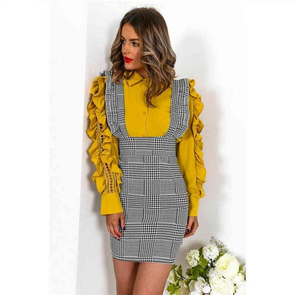 mini skirt vintage official women's lady pencil high waist summer fashion ruffle strap black plaid party clothes
mini skirt vintage official women's lady pencil high waist summer fashion ruffle strap black plaid party clothes