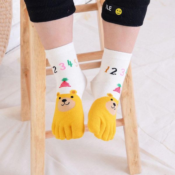 children five finger socks cotton animal print toe cartoon boys girls stuff for kids healthy sock 3-12t, Pink;yellow
children five finger socks cotton animal print toe cartoon boys girls stuff for kids healthy sock 3-12t, Pink;yellow