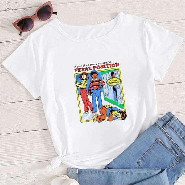 harajcku piroquinesis para principiantes women t shirts camiseta printed short sleeve tees cool modern casual hipster, White
harajcku piroquinesis para principiantes women t shirts camiseta printed short sleeve tees cool modern casual hipster, White