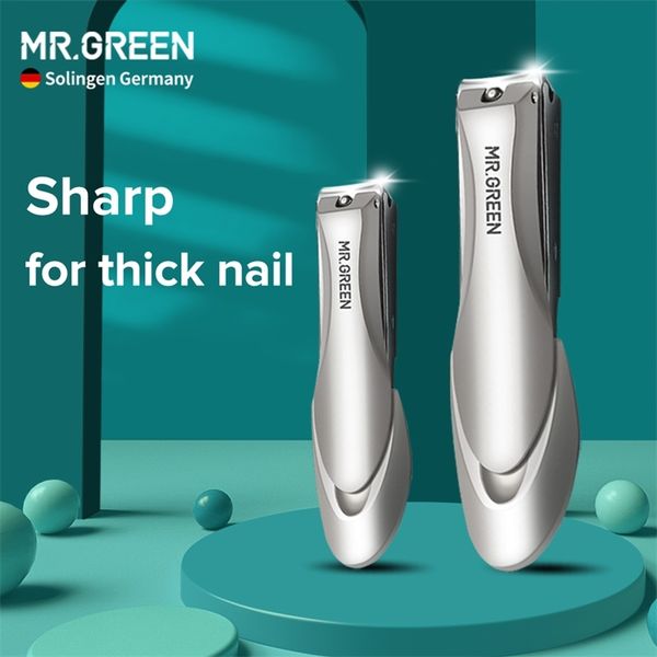 mr.green nail clippers set cutter professional stainless steel manicure nippers 2 size for thick/thin finger toenails tools 211007
mr.green nail clippers set cutter professional stainless steel manicure nippers 2 size for thick/thin finger toenails tools 211007