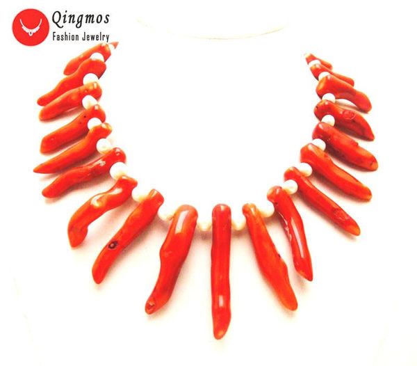pendant necklaces qingmos natural coral necklace for women with 8*70mm red branch shape & 8-9mm white pearl jewelry 18" nec6160, Silver
pendant necklaces qingmos natural coral necklace for women with 8*70mm red branch shape & 8-9mm white pearl jewelry 18" nec6160, Silver