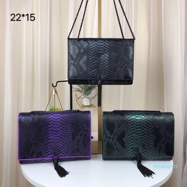 sale 5a handbags tassel metal chain silver black handbag colored leather texture genuine leather serpentine crocodile shoulder bags
sale 5a handbags tassel metal chain silver black handbag colored leather texture genuine leather serpentine crocodile shoulder bags